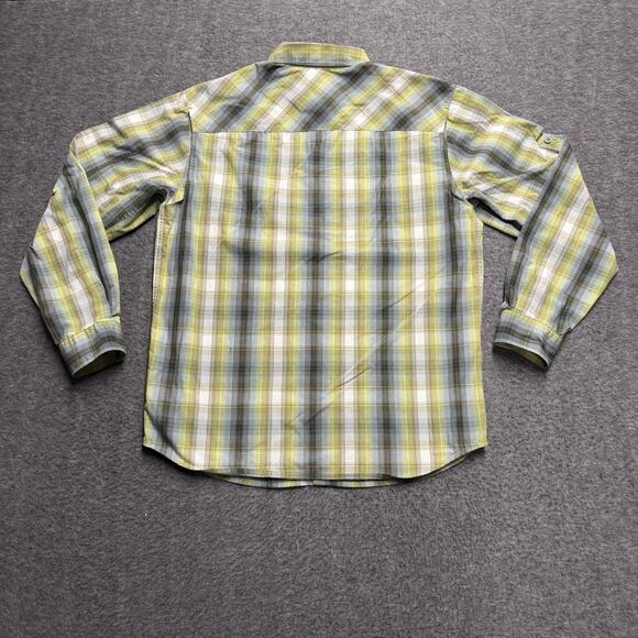 Lot of 2 Columbia Long Sleeve Button Up Shirts Men's Small/Medium (no tag) Plaid - Picture 9 of 12